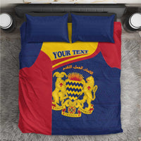 Personalised Chad Bedding Set Coat Of Arms - African Pattern