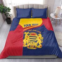 Personalised Chad Bedding Set Coat Of Arms - African Pattern