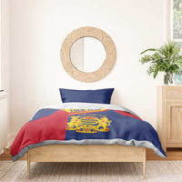 Personalised Chad Bedding Set Coat Of Arms - African Pattern