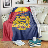 Personalised Chad Blanket Coat Of Arms - African Pattern