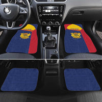 Personalised Chad Car Mats Coat Of Arms - African Pattern