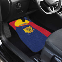 Personalised Chad Car Mats Coat Of Arms - African Pattern