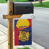 Personalised Chad Garden Flag Coat Of Arms - African Pattern