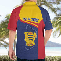 Personalised Chad Hawaiian Shirt Coat Of Arms - African Pattern