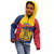 Personalised Chad Kid Hoodie Coat Of Arms - African Pattern