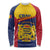 Personalised Chad Long Sleeve Shirt Coat Of Arms - African Pattern