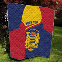 Personalised Chad Quilt Coat Of Arms - African Pattern