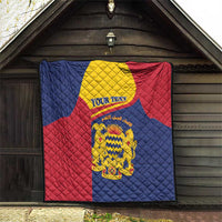 Personalised Chad Quilt Coat Of Arms - African Pattern
