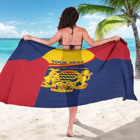 Personalised Chad Sarong Coat Of Arms - African Pattern