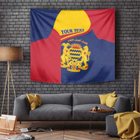 Personalised Chad Tapestry Coat Of Arms - African Pattern