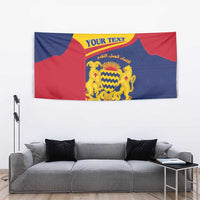 Personalised Chad Tapestry Coat Of Arms - African Pattern