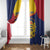 Personalised Chad Window Curtain Coat Of Arms - African Pattern