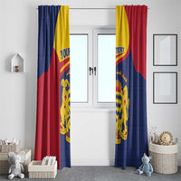 Personalised Chad Window Curtain Coat Of Arms - African Pattern