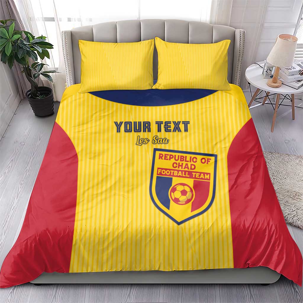 Custom Chad Football Bedding Set Allez Les Sao