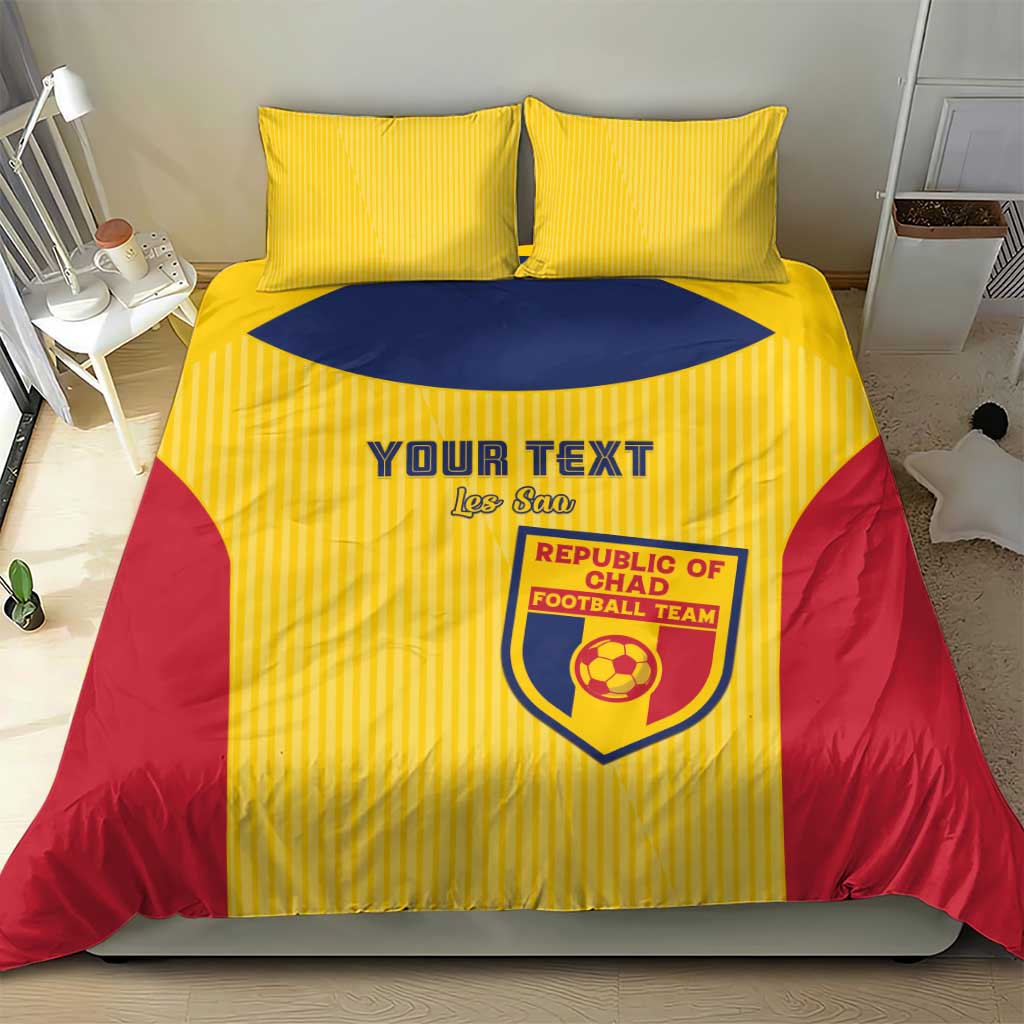 Custom Chad Football Bedding Set Allez Les Sao