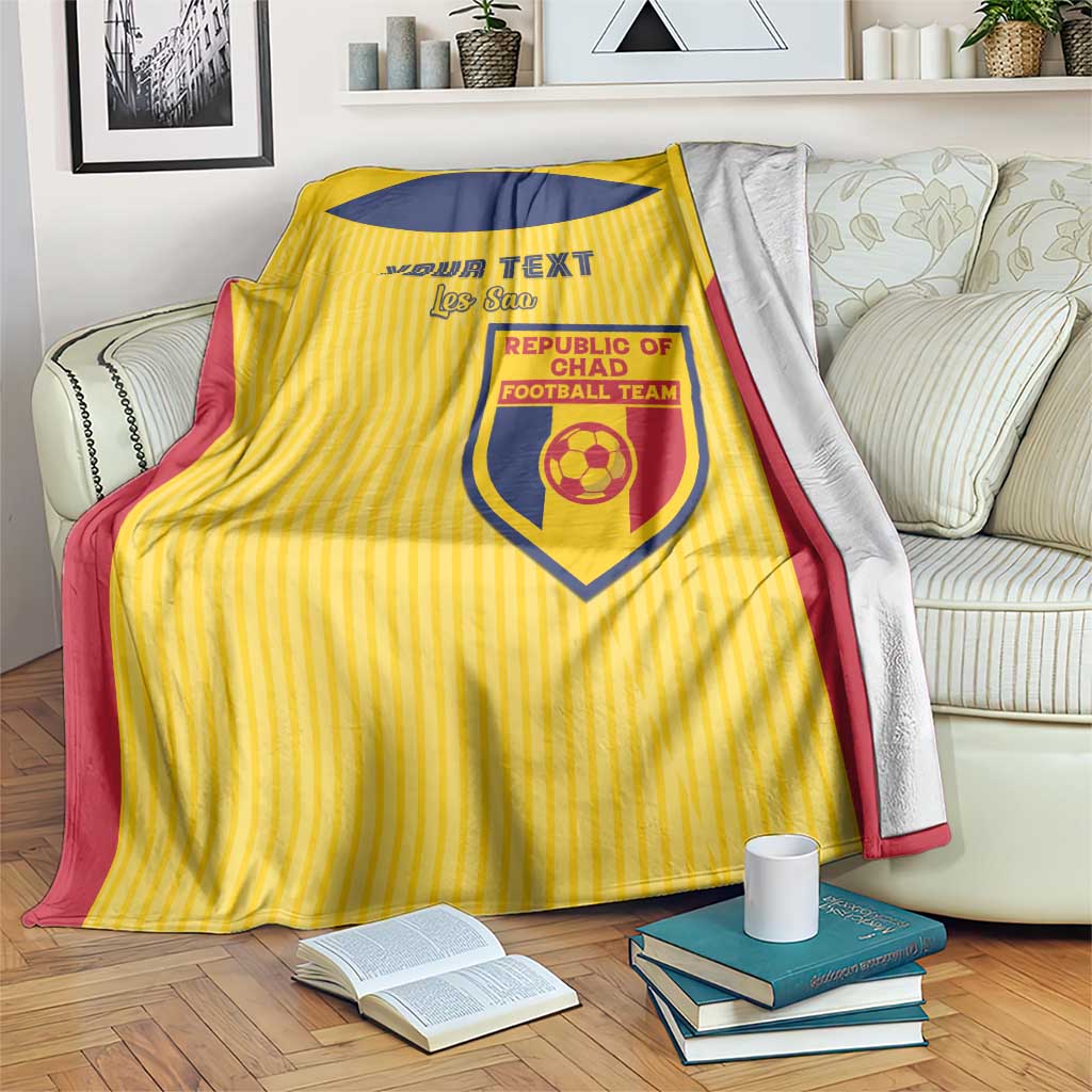 Custom Chad Football Blanket Allez Les Sao
