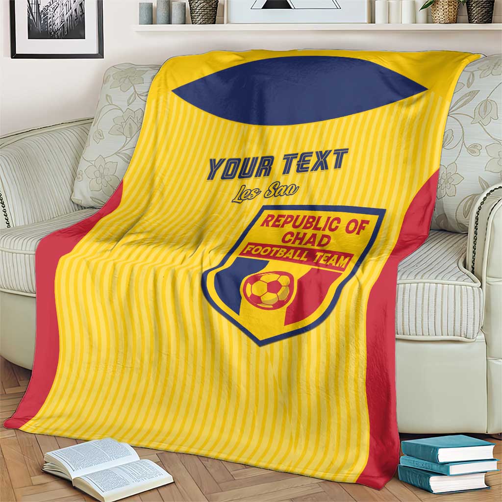 Custom Chad Football Blanket Allez Les Sao