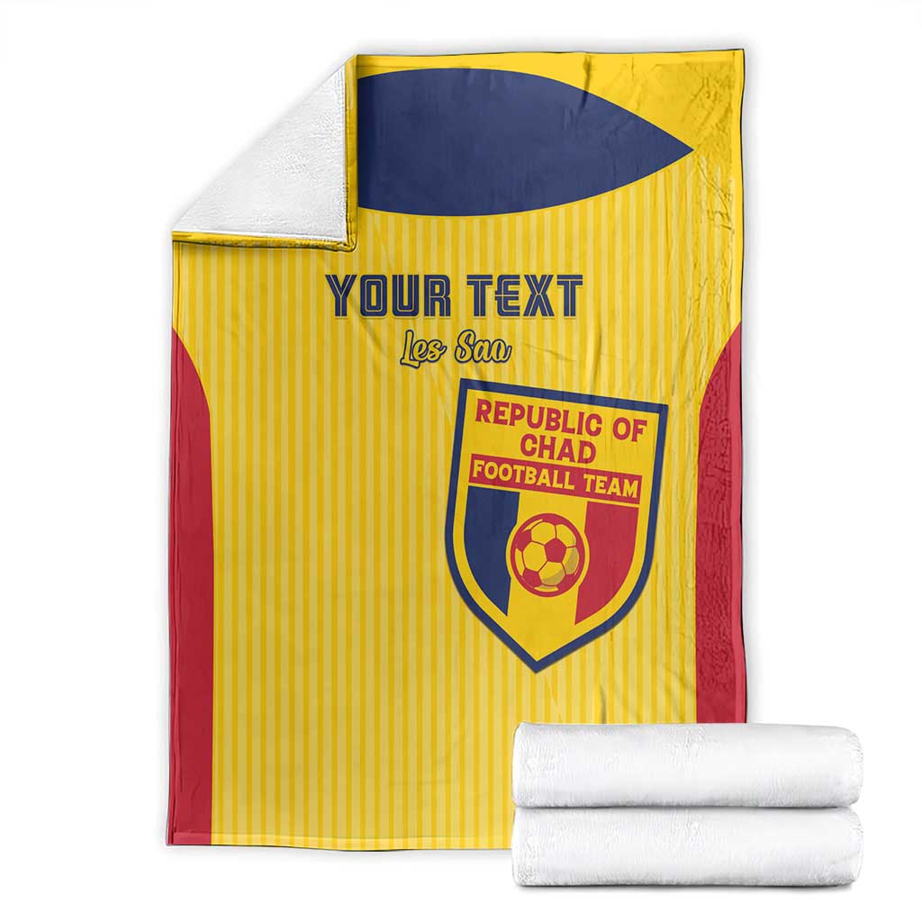 Custom Chad Football Blanket Allez Les Sao
