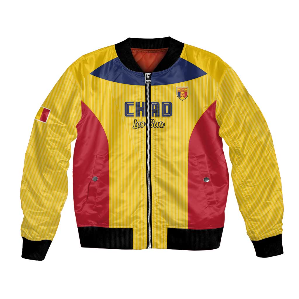 Custom Chad Football Bomber Jacket Allez Les Sao