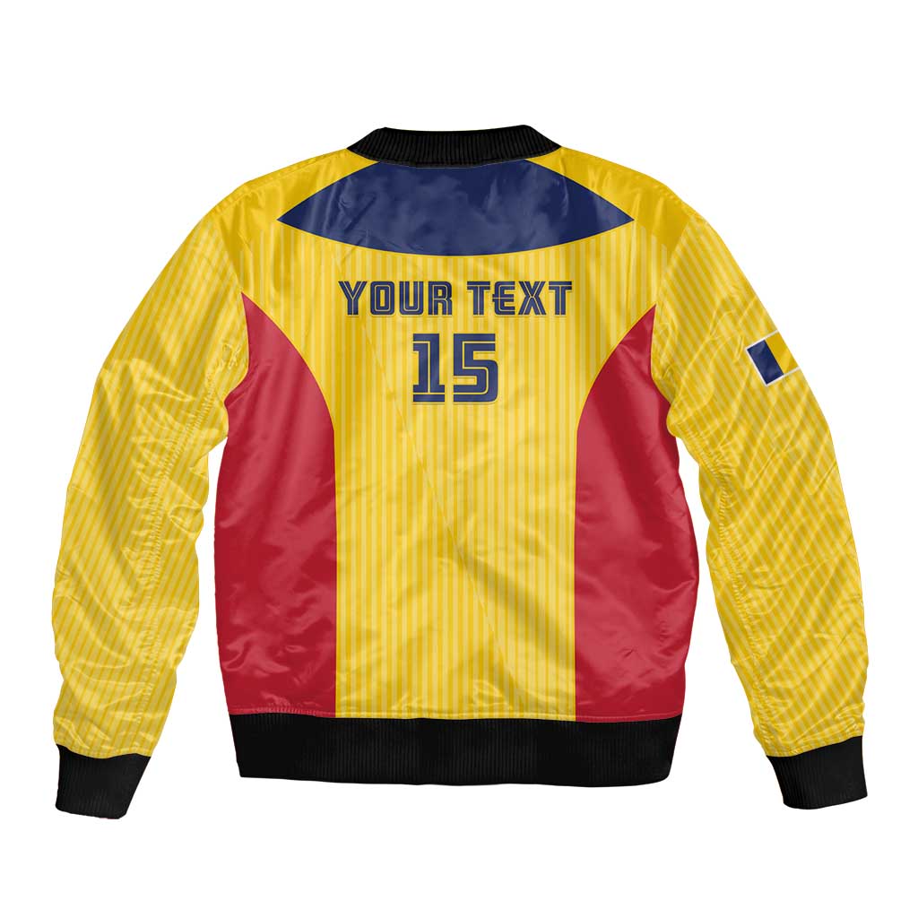 Custom Chad Football Bomber Jacket Allez Les Sao