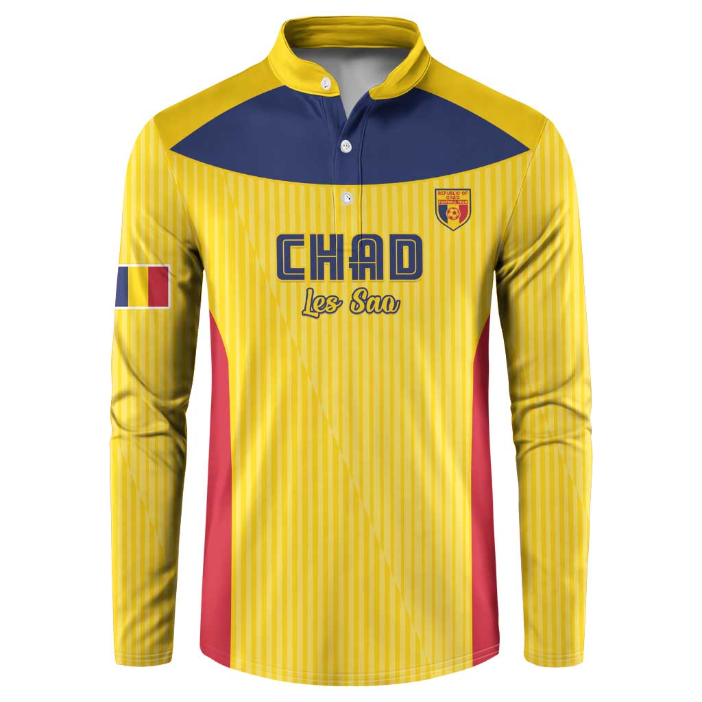 Custom Chad Football Button Sweatshirt Allez Les Sao