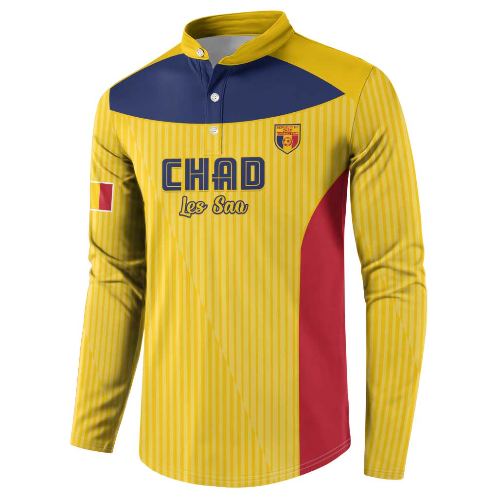 Custom Chad Football Button Sweatshirt Allez Les Sao
