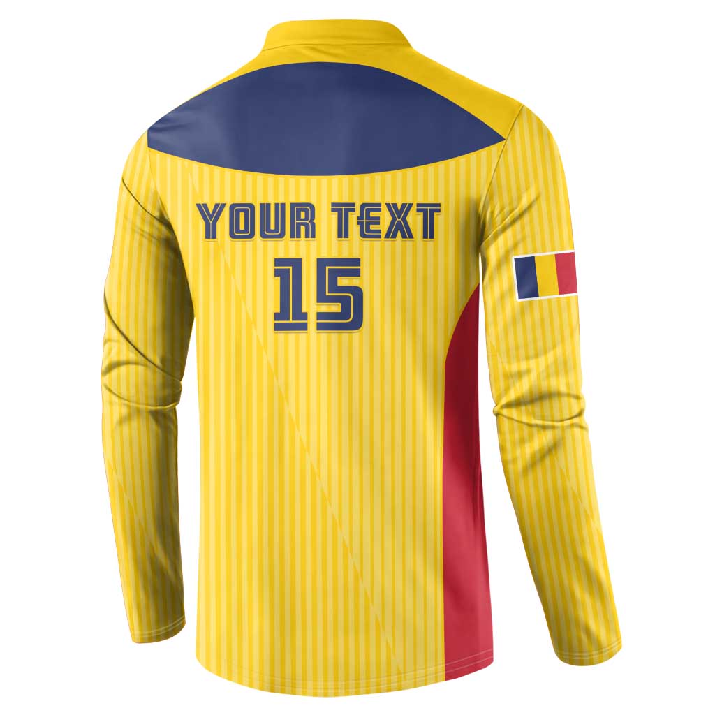 Custom Chad Football Button Sweatshirt Allez Les Sao