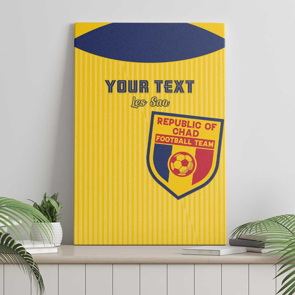 Custom Chad Football Canvas Wall Art Allez Les Sao