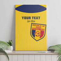 Custom Chad Football Canvas Wall Art Allez Les Sao