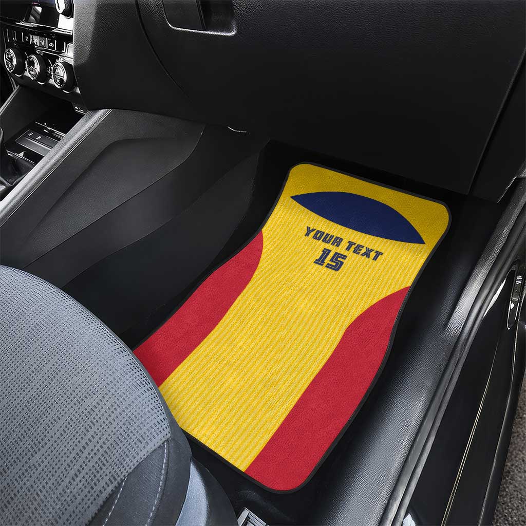 Custom Chad Football Car Mats Allez Les Sao