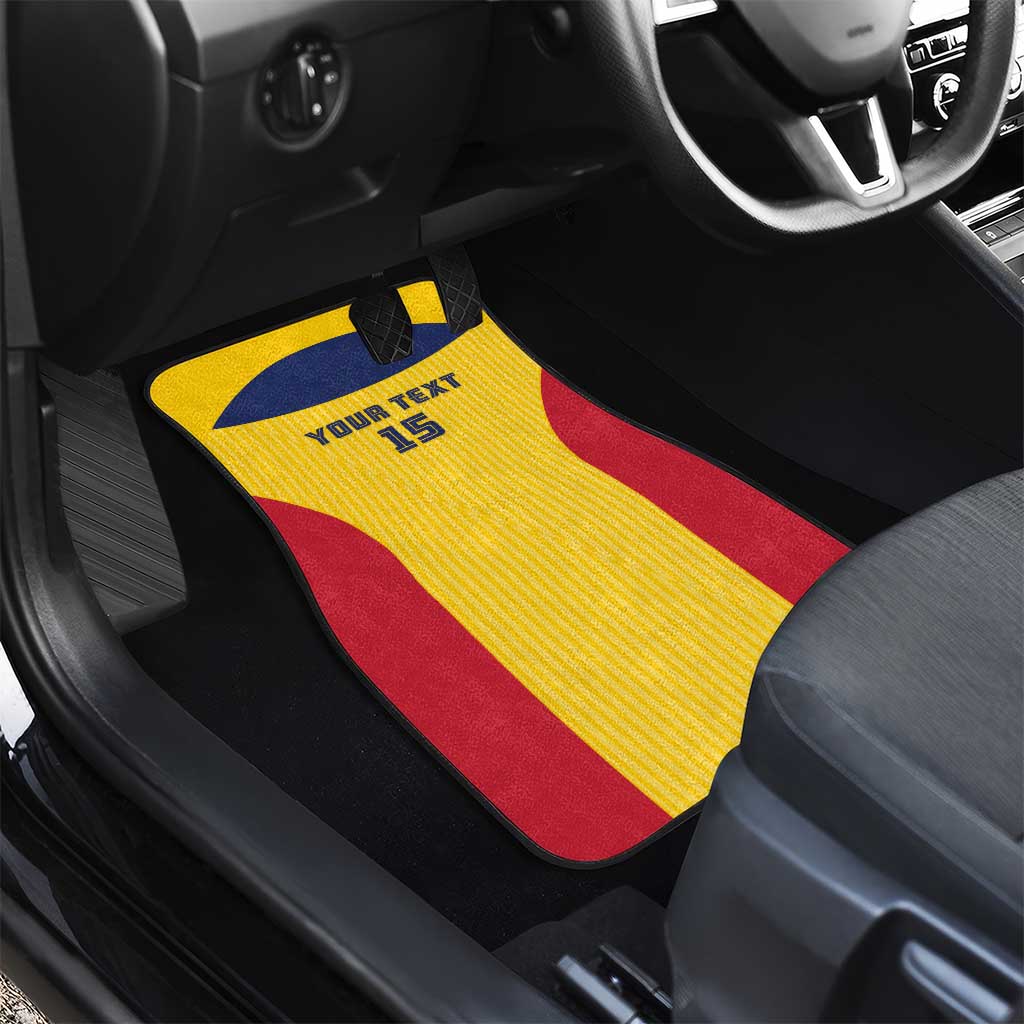 Custom Chad Football Car Mats Allez Les Sao
