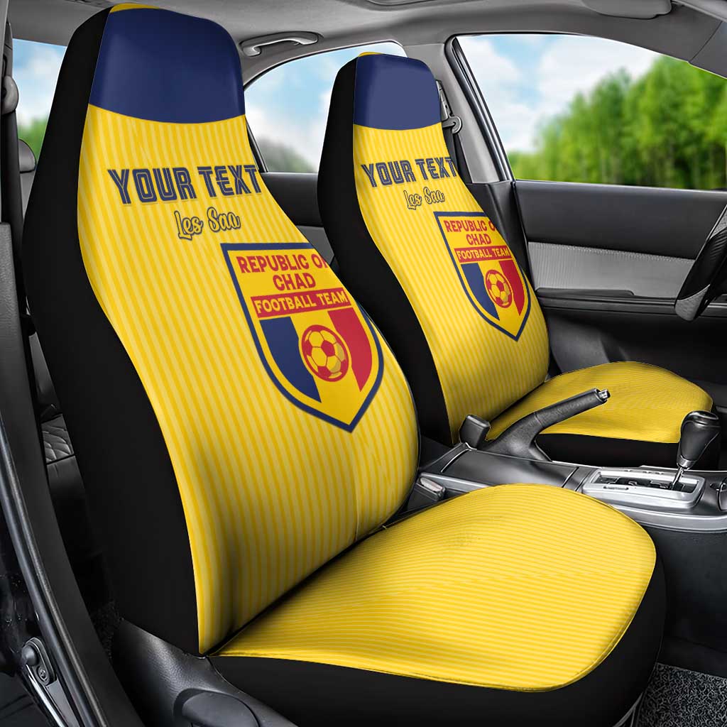 Custom Chad Football Car Seat Cover Allez Les Sao