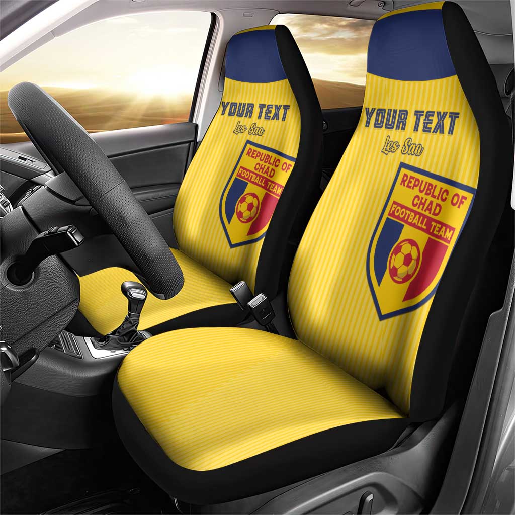 Custom Chad Football Car Seat Cover Allez Les Sao