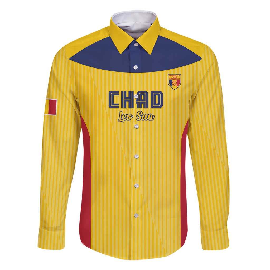 Custom Chad Football Family Matching Long Sleeve Bodycon Dress and Hawaiian Shirt Allez Les Sao