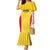 Custom Chad Football Family Matching Mermaid Dress and Hawaiian Shirt Allez Les Sao