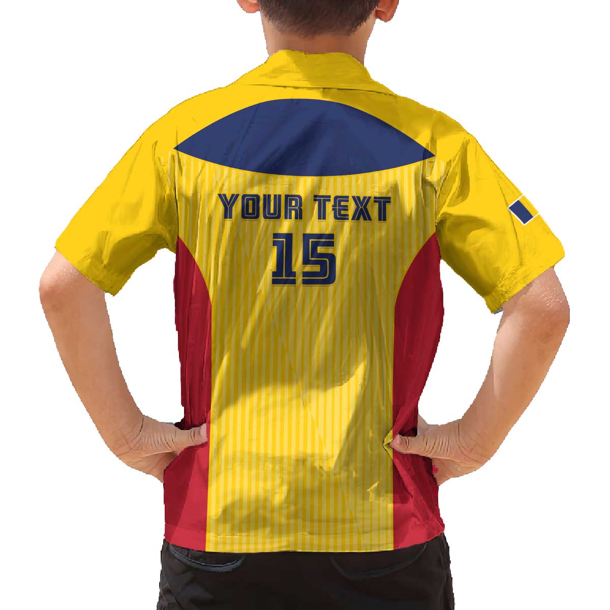 Custom Chad Football Family Matching Off The Shoulder Long Sleeve Dress and Hawaiian Shirt Allez Les Sao