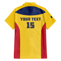 Custom Chad Football Family Matching Off The Shoulder Long Sleeve Dress and Hawaiian Shirt Allez Les Sao