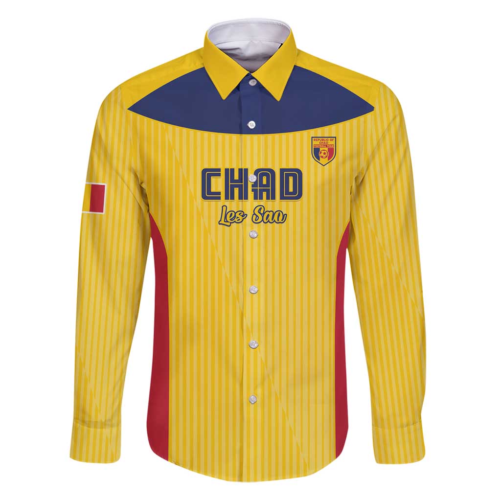 Custom Chad Football Family Matching Puletasi and Hawaiian Shirt Allez Les Sao