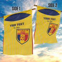 Custom Chad Football Garden Flag Allez Les Sao