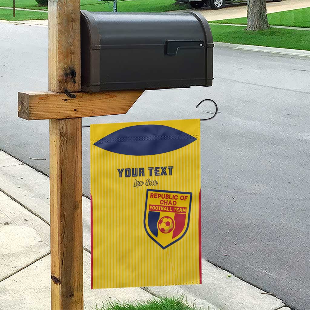 Custom Chad Football Garden Flag Allez Les Sao