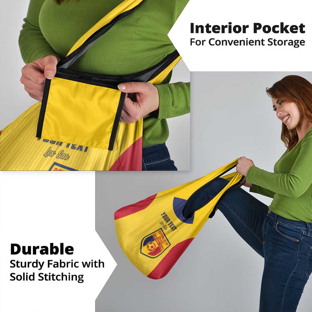 Custom Chad Football Grocery Bag Allez Les Sao