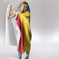 Custom Chad Football Hooded Blanket Allez Les Sao