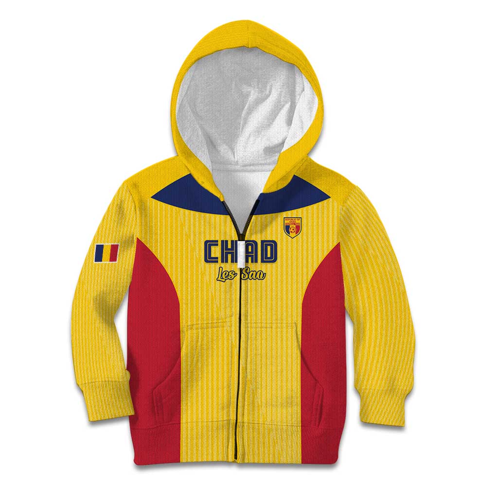 Custom Chad Football Kid Hoodie Allez Les Sao