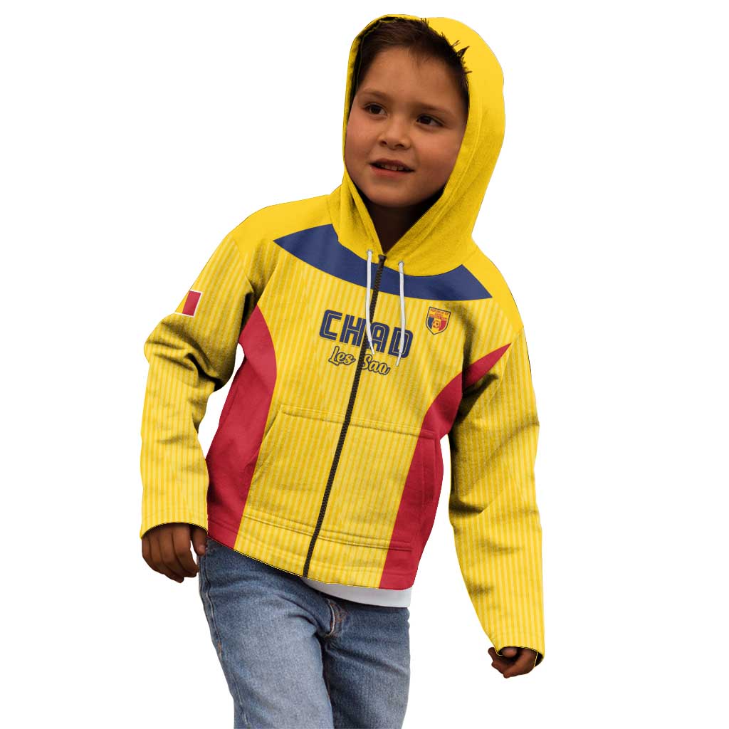 Custom Chad Football Kid Hoodie Allez Les Sao