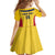 Custom Chad Football Kid Short Sleeve Dress Allez Les Sao