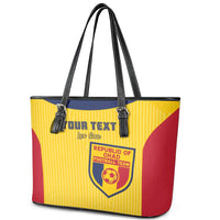 Custom Chad Football Leather Tote Bag Allez Les Sao