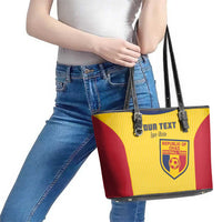 Custom Chad Football Leather Tote Bag Allez Les Sao