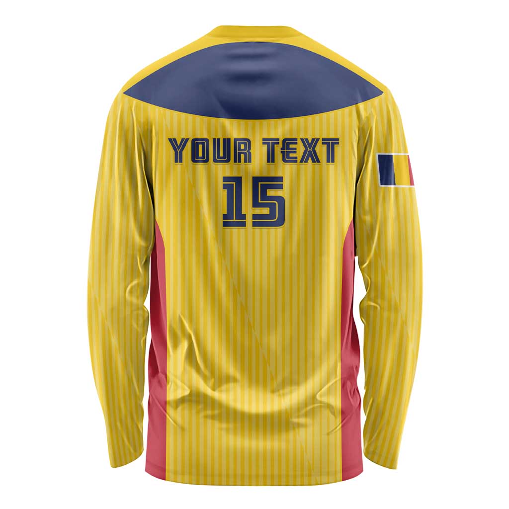 Custom Chad Football Long Sleeve Shirt Allez Les Sao
