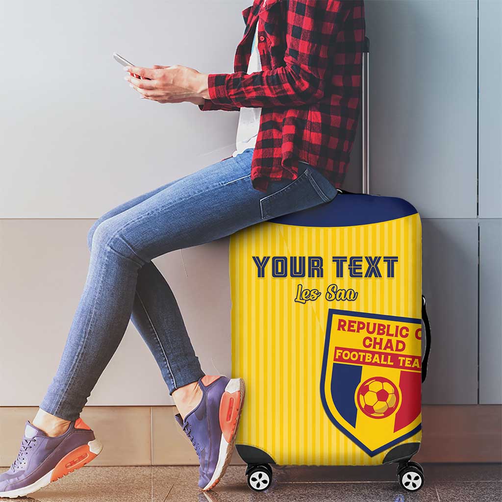 Custom Chad Football Luggage Cover Allez Les Sao