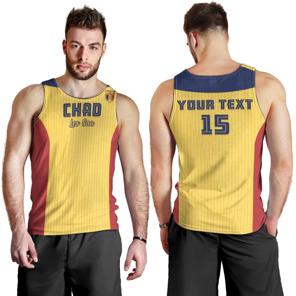 Custom Chad Football Men Tank Top Allez Les Sao